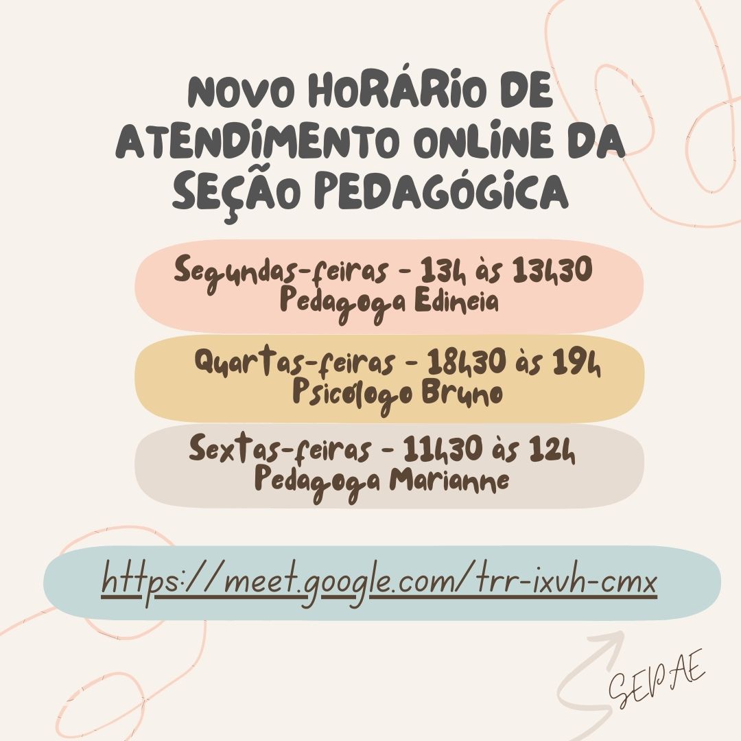 Confira O Novo Hor Rio De Atendimento Online Da Sepae Campus Colombo