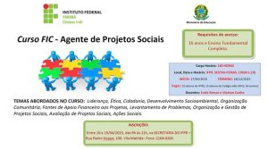 Curso FIC - Agente de Projetos Sociais