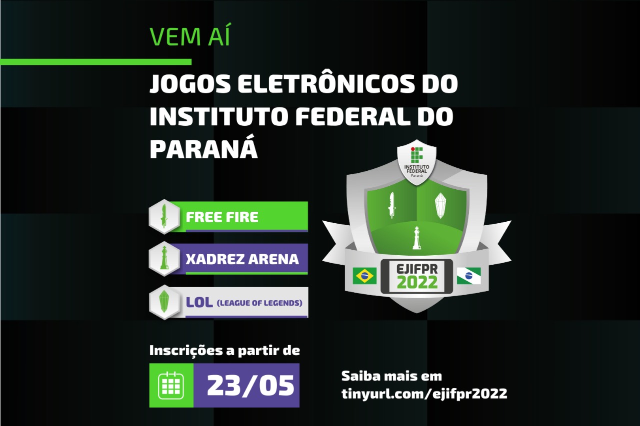 Inscrições abertas paras os Jogos Eletrônicos Universitários do