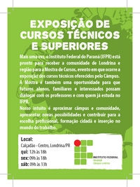 Exposição de cursos