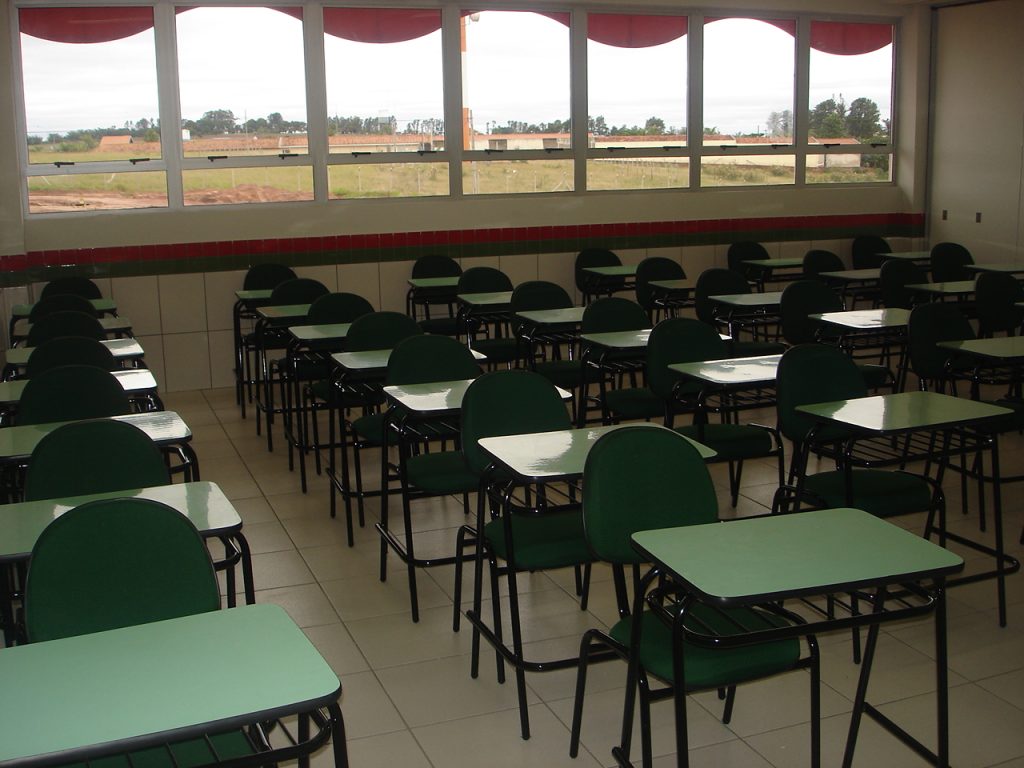 Bloco didático - sala de aulas