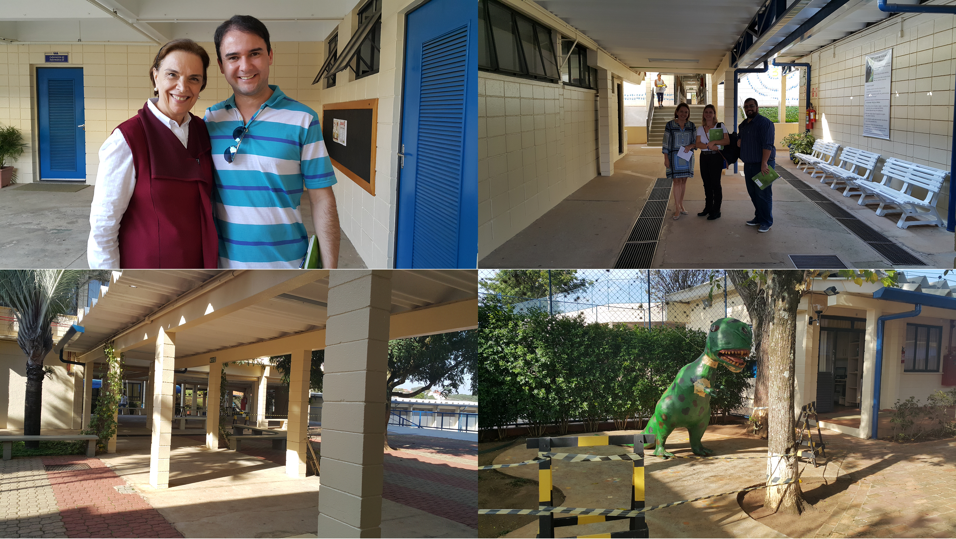 Professores do IFPR - Campus Colombo visitam a Escola Comunitária de Campinas