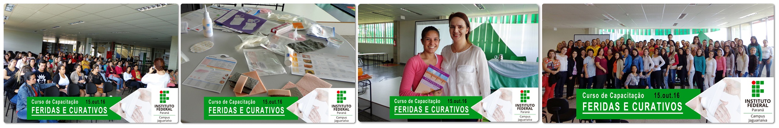 Curso de capacitação em Feridas e Curativos é realizado no Campus Jaguariaíva