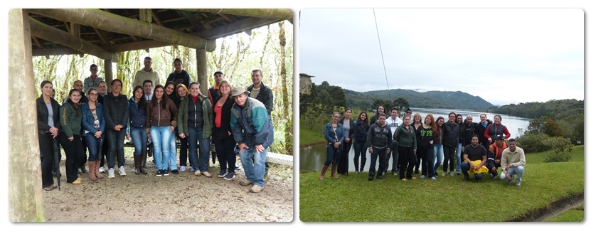 Estudantes do curso Técnico em Meio Ambiente do campus Jaguariaíva visitam o Centro de Educação Ambiental Mananciais da Serra em Piraquara-PR